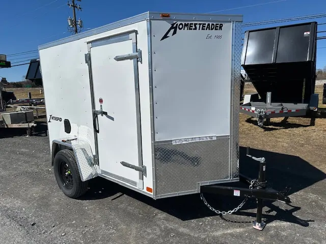 Homesteader 5 x 8 Enclosed V-Nose Cargo Trailer