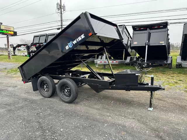 BWise 6 x 10 Deckover Dump Trailer 7K Spreader Gate