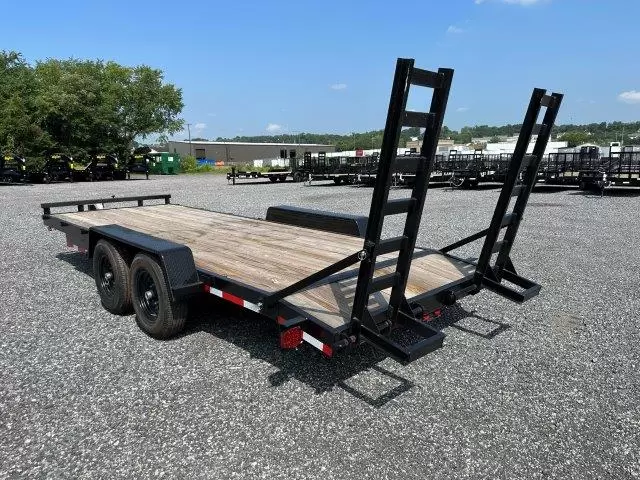 Carry-On 7 x 20 Equipment Trailer Ladder Ramps