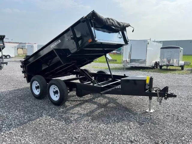 Premier 6 x 10 Low Profile Dump Trailer Ladder Ramps