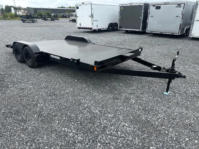 Premier 7 x 18 Steel Deck Open Car Trailer