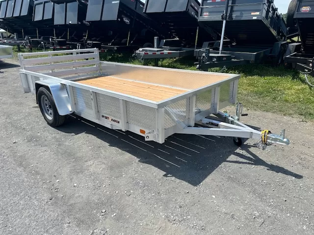 Sport Haven 6×12 Aluminum Utility Trailer ATP Sides