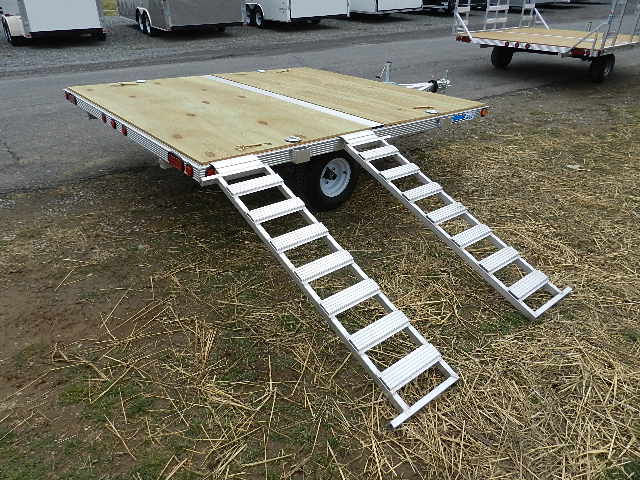 Cargo Pro 8 x 9 Aluminum (2) Place ATV Trailer – Aluminum Ramps